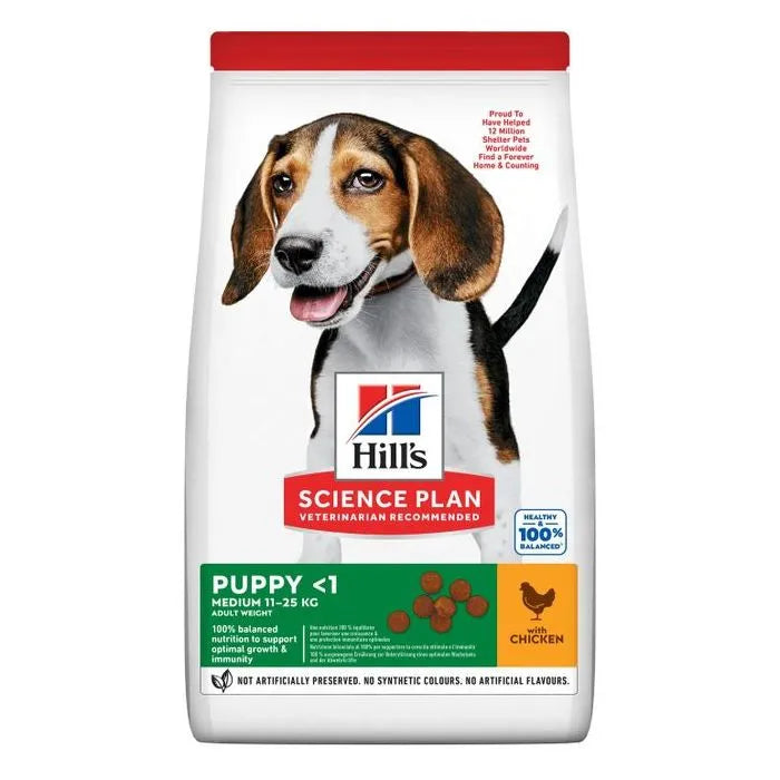 HILL's MEDIUM PUPPY FOOD 14KG