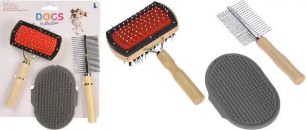 Set 3 Brosses Pour Animaux