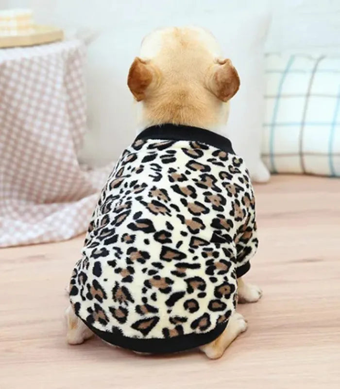 Pull en polaire vache pour Petits Chiens et chats