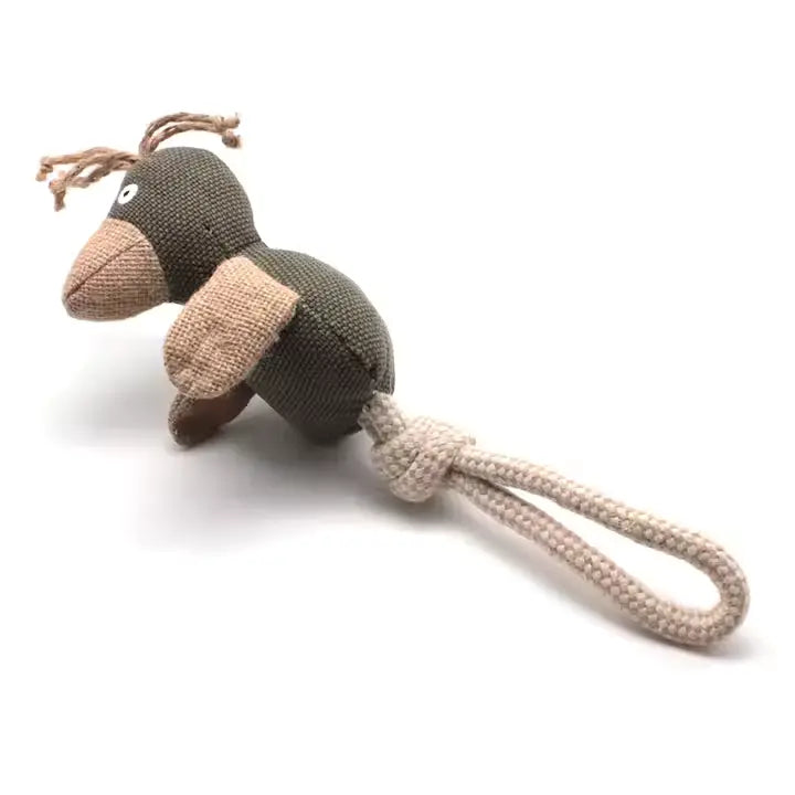 Jouet Canard Squeak en Lin - Résistant et Amusant pour Chiens