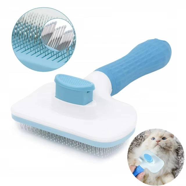 Brosse Autonettoyante pour Chats et Chiens