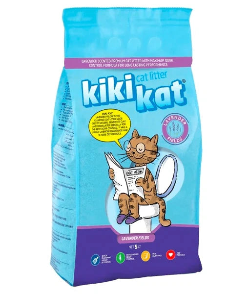 Litière parfumée à lavande 10L - Kiki kat