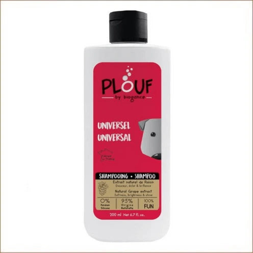 Shampoing Plouf Antiparasitaire 200 ml pour Chats et Chiens