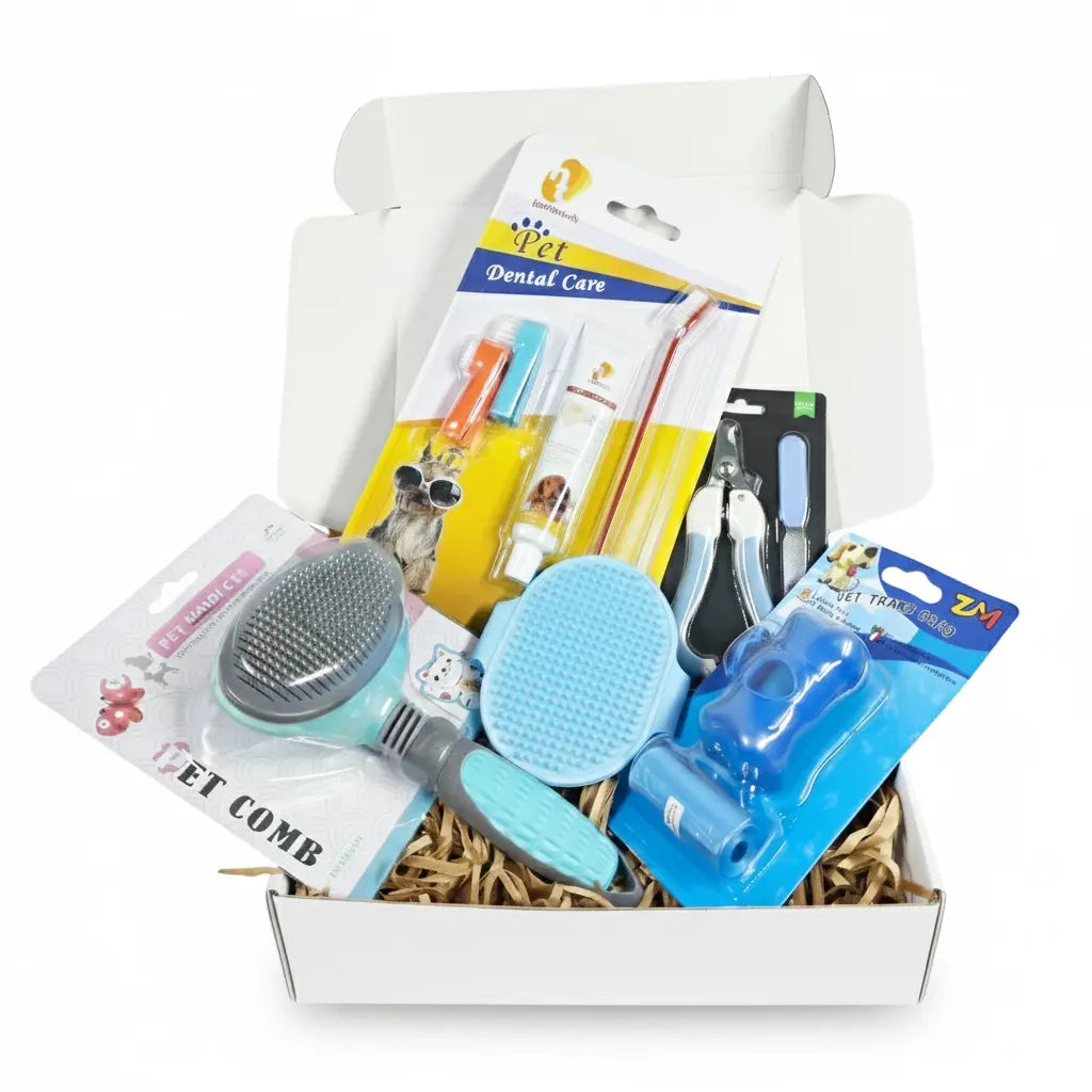 Pack Hygiène Premium – Dentifrice, Brosses & Distributeur de Sacs pour Chien