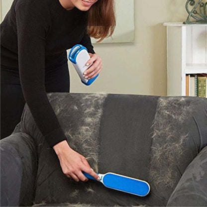 Brosse Tapisserie Double Face : Élimination Rapide des Poils de Chat et Chien sur Vêtements