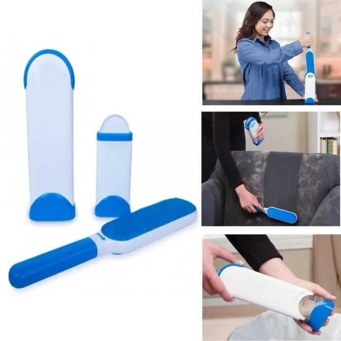 Brosse Tapisserie Double Face : Élimination Rapide des Poils de Chat et Chien sur Vêtements