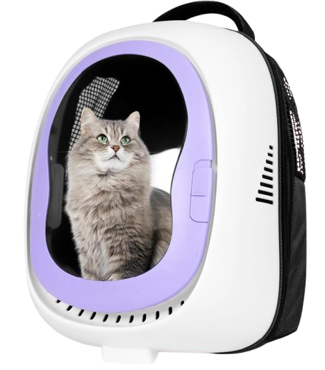 Sac à Dos Transparent pour Chat et Chien