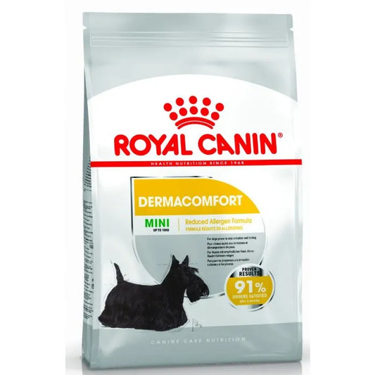 ROYAL CANIN CROQUETTES POUR CHIENS MINI DERMACOMFORT 3kg