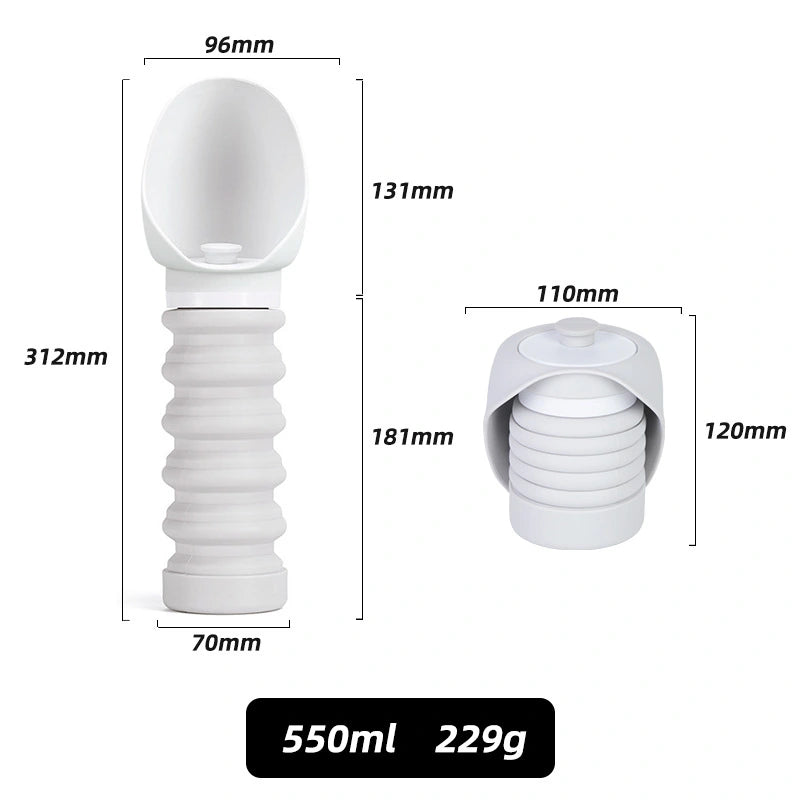 Pack Balade pour Chien – Distributeur de Sacs + Gourde Extérieure