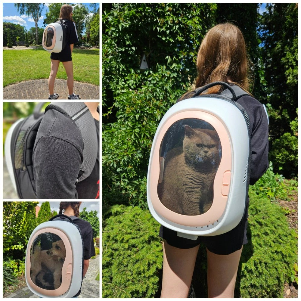 Sac à Dos Transparent pour Chat et Chien